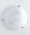 Plafoniera da soffitto Luna tonda in vetro led 24 W -230V integrato design moderno dm 40 cm
