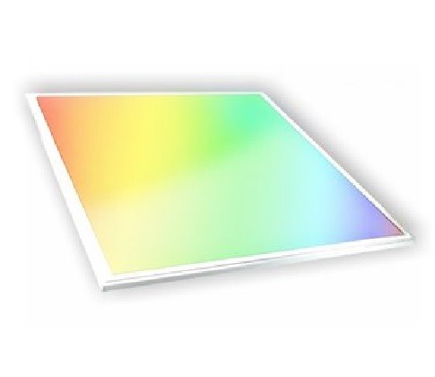 Pannello led PANEL in aluminio bianco 60x60 cm dimmerabile e cambio intensit di luce RGB o bianca con telecomando incluso