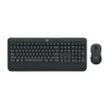 Logitech 920-008923 tastiera Mouse incluso Ufficio RF Wireless QWERTY US International Nero (MK545 ADVANCED WIRELESS COMBO - US INTL INTNL) - Versione Tedesca