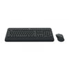 Logitech 920-008923 tastiera Mouse incluso Ufficio RF Wireless QWERTY US International Nero (MK545 ADVANCED WIRELESS COMBO - US INTL INTNL) - Versione Tedesca