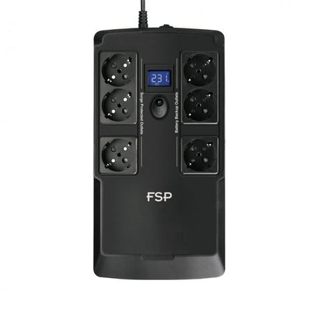 FSP NanoFit 600 gruppo di continuit [UPS] Standby [Offline] 0,6 kVA 360 W 6 presa[e] AC (FSP NanoFit 600 - UPS - 360 Watt - 600)