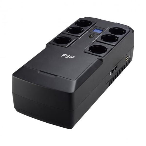 FSP NanoFit 600 gruppo di continuit [UPS] Standby [Offline] 0,6 kVA 360 W 6 presa[e] AC (FSP NanoFit 600 - UPS - 360 Watt - 600)