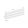 Multibrackets 5082 Accessorio per il montaggio del monitor (Multibrackets M Pro Series - Single Screen Rail 48cm Black)