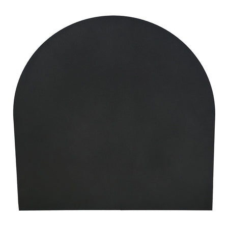 PEDANA SALVAPAVIMENTO 100 X 90 CM SEMITONDA PER STUFA A LEGNA E PELLET COPRIPAVIMENTO