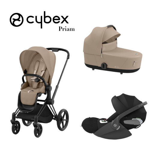 Cybex - Trio Priam con Telaio Matt Black Linea Platinum
