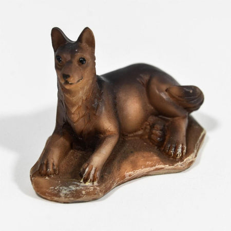 Animali per presepe in poliresina dipinti a mano statuine da fattoria h 7 cm