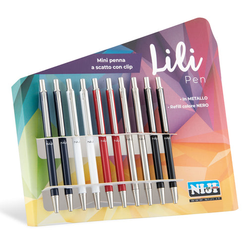 Cartella 10 Mini Penne A Sfera Scatto 1301 Niji