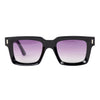 CUTLER AND GROSS 1386 Square Sunglass in Purple/Black da uomo