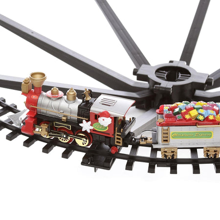 Trenino natalizio da mettere sull' albero di natale con supporto ø 89 cm