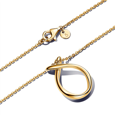 Pandora - Collana Goccia Linea Sinuosa