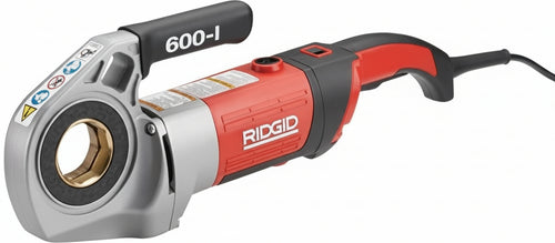 RIDGID 44878 Modello 600-I filettatrice portatile elettrica con bussole, custodia e braccio di supporto BSPT 11R da 1/2-1-1/4 pollici