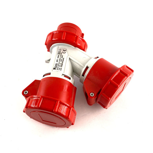 Moltiplicatore mobile a 2 uscite con spina 16A 50/60 Hz IP67 Rosi