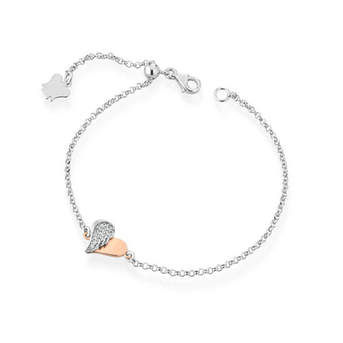 ROBERTO GIANNOTTI - BRACCIALE CON CUORE E ALA