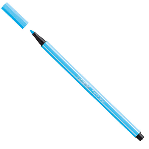 Pennarello Stabilo Pen 68/031 Blu Fluo