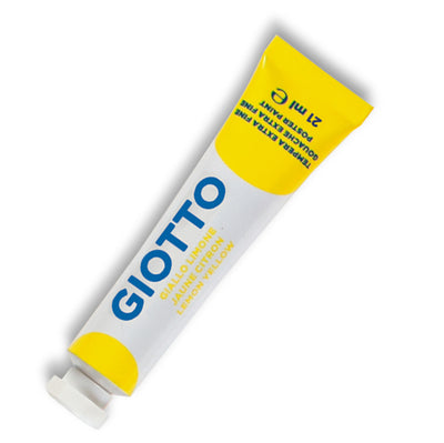 Tempera Giotto Tubo 7 (21Ml Giallo Limone 03