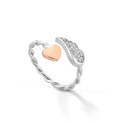 ROBERTO GIANNOTTI - ANELLO CON CUORE E ALA