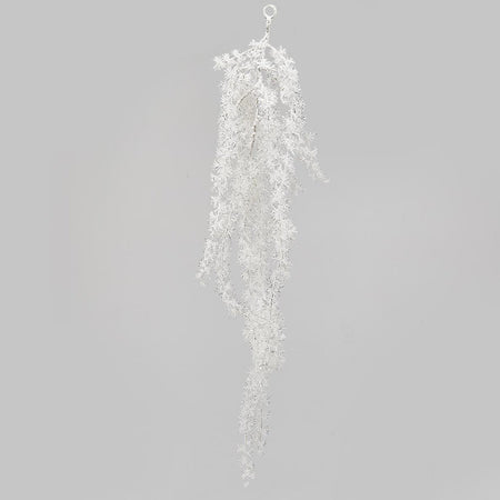 Ghirlanda di natale Cedro pendente Bianco decorazione natalizia h 92 cm