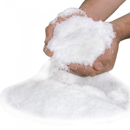 Neve finta per presepe e villaggi natalizi cotone sintetico da 40 gr in sacchetto