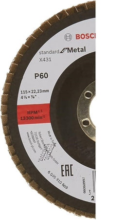 BOSCH - DISCO LAMELLARE D.115 X431 Fib. G60 2608603653