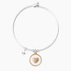 Kidult -  Bracciale rigido donna con cuore inciso - CUORE | MAMMA SEI IL MONDO