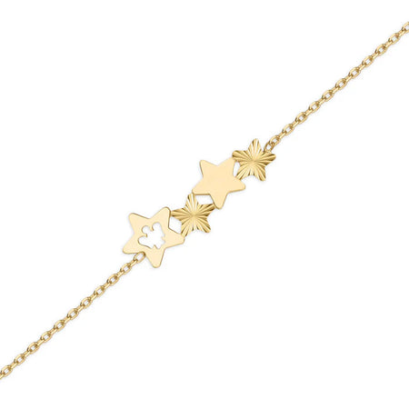 ROBERTO GIANNOTTI - BRACCIALE CON CENTRALE DI STELLE E ANGELO TRAFORATO