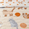 Copriletto trapuntato Gattini - Caleffi Kids in Cotone