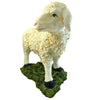Pecora in piedi grande cm 23 in poli resina animale per natività presepe