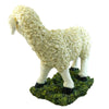 Pecora in piedi grande cm 23 in poli resina animale per natività presepe