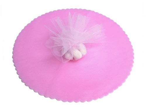 50 Veli Tulle Per Bomboniere Tondo Organza Matrimoni Battesimi Lauree Confetti