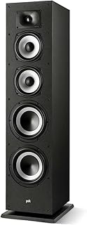 POLK AUDIO MXT70 - Diffusori Hi-fi per Sistema Home Cinema, ad Alta Risoluzione, Colore: Nero (singolo diffusore)