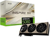 MSI GeForce RTX 5080 16G Inspire 3X OC 16GB GDDR7 (30Gbps/256-bit), PCIe 5, Boost: 2640MHz, HDMI 2.1b, DisplayPort 2.1b, DLSS 4