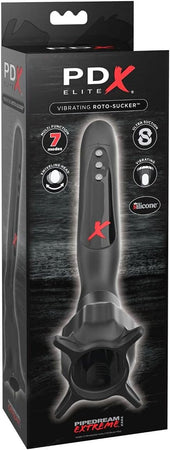 PDX Elite Vibrating Roto-Sucker orientabile rotante stimolante risucchio