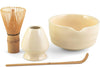 H&H Confezione 4 pezzi matcha tea in porcellana crema