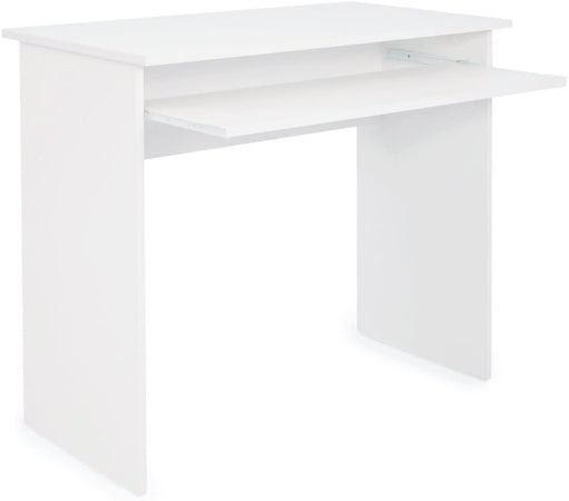 Scrivania con vano estraibile 81 x 52 cm postazione porta PC per cameretta Made in Italy