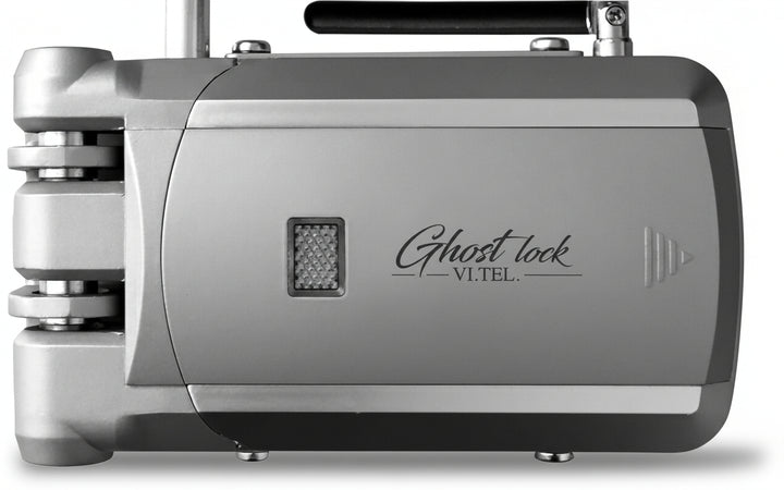 VI.TEL. E0584 51 Serratura Invisibile ai Ladri con 4 Radiocomandi, Cromo Satinato