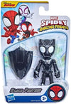 Marvel Spidey & His Amazing Friends Action Figures Superheroes + Villains (Choose Figure) (Black Panther ( 4 Inch ))