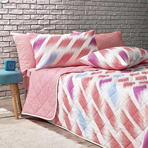 Bassetti Completo lenzuola Singolo Slating con Doppie Federe S35 - Passarelli Biancheria