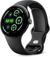 Google Pixel Watch 3 (45mm) - Android Smartwatch with Heart Rate Tracking, Advanced Running from Fitbit, Fitness Insights, 24-Hour Battery - Matte Black Aluminium Case - Obsidian Band - Wi-Fi