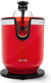 SOGO Estrattore di succo  di agrumi e melograni 300W spremiagrumi  / acciaio inox / 2 coni / 0,6L