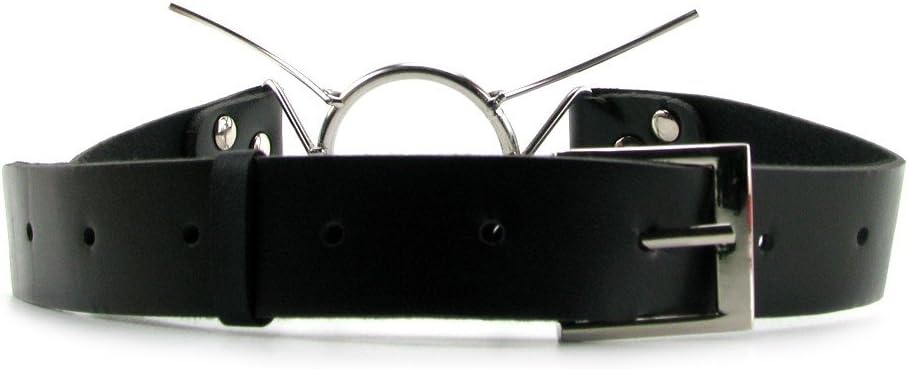 Bavaglio Anello Metallico Open Mouth Hole Fetish Fantasy Spider Gag O Ring Metal