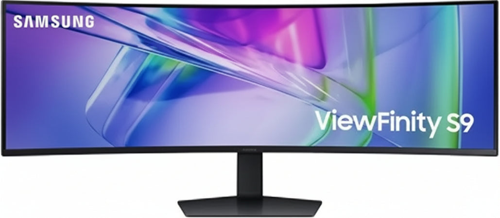 Samsung ViewFinity S95UC Curved Monitor, 49 Inch Screen with VA Panel, 5120 x 1440 Pixels, 1000R Radius, VESA DisplayHDR 400, KVM Switch, Refresh Rate 120 Hz, Response Time 5 ms (G/G)