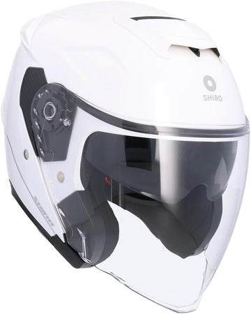 Shiro - Casco jet Capri bianco perla L