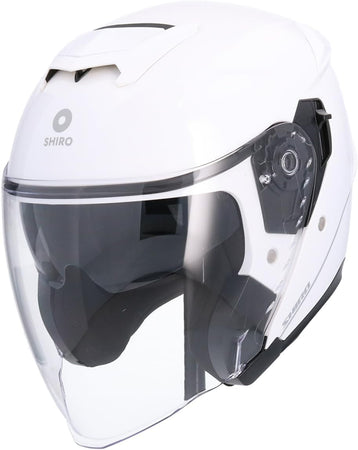 Shiro - Casco jet Capri bianco perla XL
