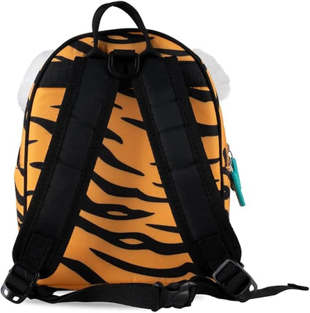 Mini Zaino Wild Bag Tigre Colourbook Wild - Zaino Asilo, Zainetto Bimbi,Spallacci Regolabili, Cintura Toracica 20x24x11 cm