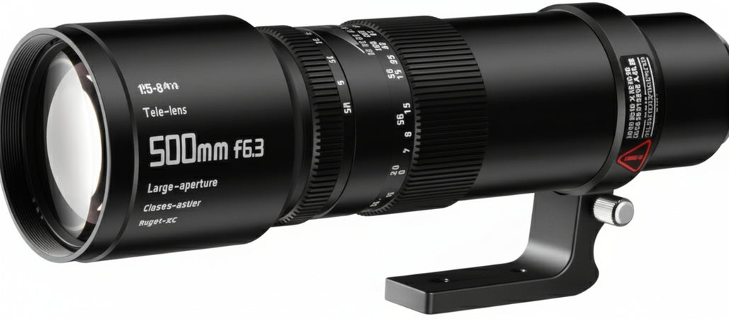 TTArtisan 500mm F6.3 Telephoto Lens with Metal Housing Compatible with Nikon Z Mount (Full Frame) - Black