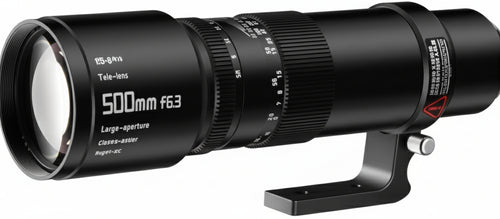 TTArtisan 500mm F6.3 Telephoto Lens with Metal Housing Compatible with Nikon Z Mount (Full Frame) - Black
