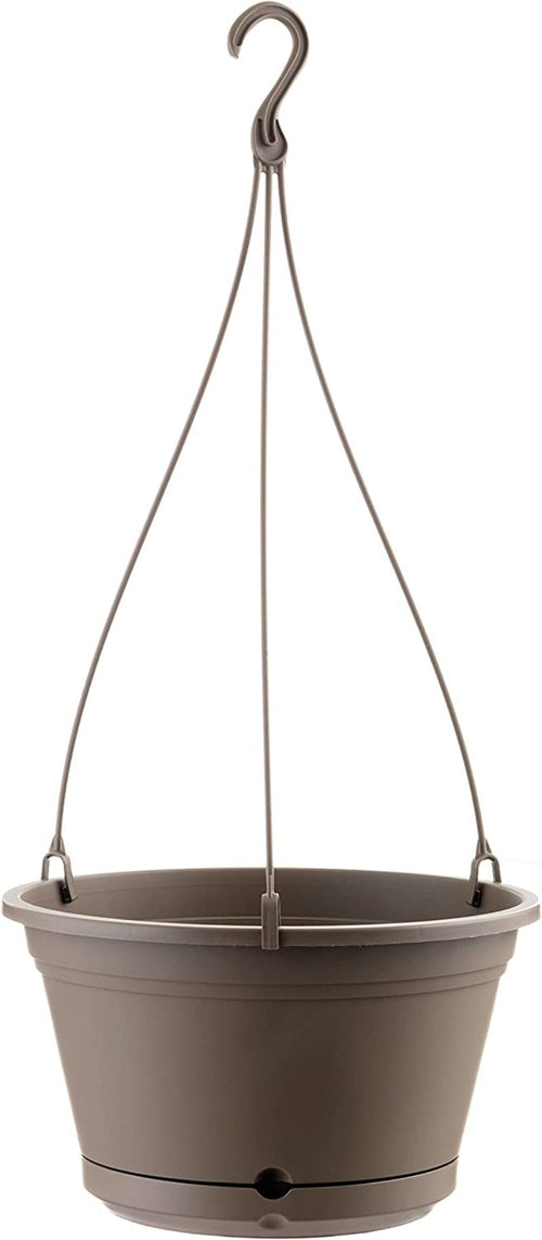 Vaso da appendere con gancio e riserva d'acqua per balcone Elements Air per fiori e piante