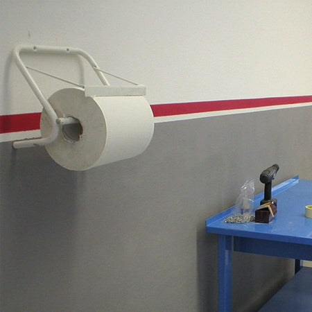 Portarotolo da muro per carta asciugamani con taglierina 360 x 290 x 230 mm