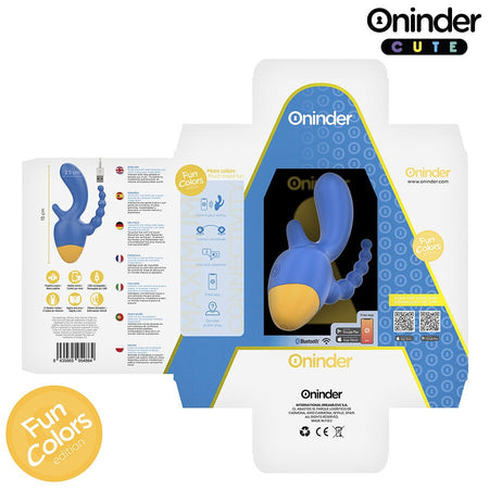 ONINDER CUTE - LOVE 3 SOME TRIPLO VIBRATORE - APP GRATUITA IN TUTTO IL MONDO