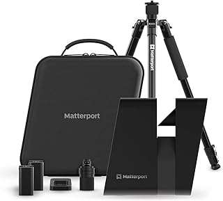 Matterport Pro3 Performance Kit 3D Lidar Digital Camera for Creating Professional Virtual 3D Tour Experiences with 360 Degree Views and 4K Photography for Indoor and Outdoor Use